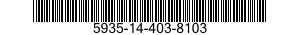 5935-14-403-8103 CONNECTOR,PLUG,ELECTRICAL 5935144038103 144038103