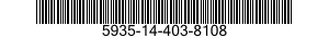 5935-14-403-8108 CONNECTOR,PLUG,ELECTRICAL 5935144038108 144038108