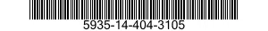 5935-14-404-3105 CONNECTOR,PLUG,ELECTRICAL 5935144043105 144043105