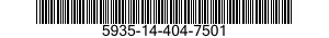 5935-14-404-7501 SOCKET,NONPLUG-IN ELECTRONIC COMPONENTS 5935144047501 144047501