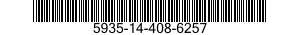 5935-14-408-6257 CONNECTOR,RECEPTACLE,ELECTRICAL 5935144086257 144086257