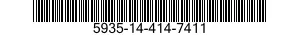 5935-14-414-7411 CONNECTOR,PLUG,ELECTRICAL 5935144147411 144147411