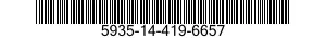 5935-14-419-6657 CONNECTOR,PLUG,ELECTRICAL 5935144196657 144196657
