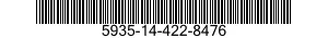 5935-14-422-8476 CONNECTOR,PLUG,ELECTRICAL 5935144228476 144228476