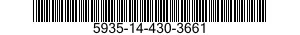 5935-14-430-3661 CONNECTOR,RECEPTACLE,ELECTRICAL 5935144303661 144303661