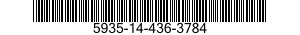 5935-14-436-3784 BRACKET,ELECTRICAL CONNECTOR 5935144363784 144363784