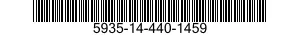 5935-14-440-1459 CONNECTOR,PLUG,ELECTRICAL 5935144401459 144401459
