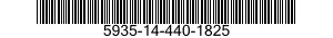 5935-14-440-1825 CONNECTOR,RECEPTACLE,ELECTRICAL 5935144401825 144401825