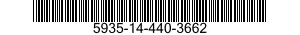 5935-14-440-3662 CONNECTOR,PLUG,ELECTRICAL 5935144403662 144403662