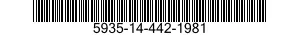 5935-14-442-1981 CONNECTOR,RECEPTACLE,ELECTRICAL 5935144421981 144421981