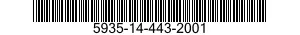 5935-14-443-2001  5935144432001 144432001