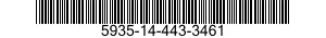 5935-14-443-3461 ADAPTER,ELECTRICAL PLUG,QUICK DISCONNECT 5935144433461 144433461