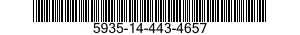 5935-14-443-4657 SOCKET,PLUG-IN ELECTRONIC COMPONENTS 5935144434657 144434657