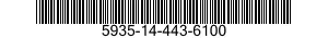 5935-14-443-6100  5935144436100 144436100