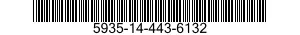 5935-14-443-6132 CONNECTOR,PLUG,ELECTRICAL 5935144436132 144436132