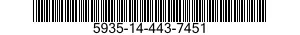 5935-14-443-7451 ADAPTER,SOCKET,PLUG-IN ELECTRONIC COMPONENTS 5935144437451 144437451