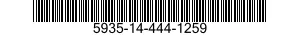 5935-14-444-1259 CONNECTOR,PLUG,ELECTRICAL 5935144441259 144441259
