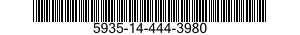 5935-14-444-3980 CONNECTOR,PLUG,ELECTRICAL 5935144443980 144443980
