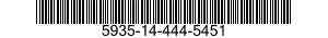 5935-14-444-5451 CONNECTOR,PLUG,ELECTRICAL 5935144445451 144445451