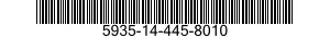 5935-14-445-8010 ADAPTER,ELECTRICAL PLUG,QUICK DISCONNECT 5935144458010 144458010