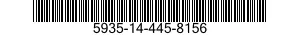 5935-14-445-8156 CONNECTOR,PLUG,ELECTRICAL 5935144458156 144458156