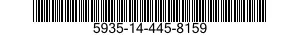 5935-14-445-8159 CONNECTOR,PLUG,ELECTRICAL 5935144458159 144458159