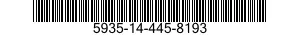 5935-14-445-8193 BACKSHELL,ELECTRICAL CONNECTOR 5935144458193 144458193