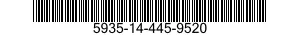 5935-14-445-9520 CONNECTOR BODY,PLUG,ELECTRICAL 5935144459520 144459520