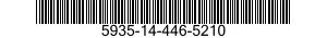 5935-14-446-5210 CONNECTOR,RECEPTACLE,ELECTRICAL 5935144465210 144465210