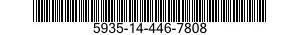 5935-14-446-7808 CONNECTOR,PLUG,ELECTRICAL 5935144467808 144467808