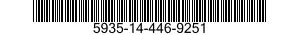 5935-14-446-9251 CONNECTOR,PLUG,ELECTRICAL 5935144469251 144469251
