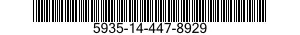 5935-14-447-8929 CONNECTOR,PLUG,ELECTRICAL 5935144478929 144478929