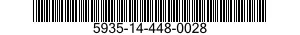 5935-14-448-0028 STRAP NUT,PLUG-IN ELECTRONIC COMPONENTS SOCKET 5935144480028 144480028