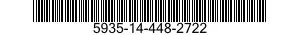 5935-14-448-2722 CONNECTOR,PLUG,ELECTRICAL 5935144482722 144482722