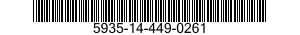 5935-14-449-0261 DUMMY CONNECTOR,PLUG 5935144490261 144490261
