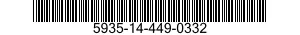 5935-14-449-0332 DUMMY CONNECTOR,PLUG 5935144490332 144490332