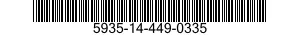 5935-14-449-0335 DUMMY CONNECTOR,PLUG 5935144490335 144490335