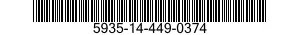 5935-14-449-0374 DUMMY CONNECTOR,PLUG 5935144490374 144490374