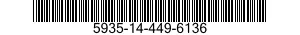 5935-14-449-6136 DUMMY CONNECTOR ASSEMBLY,ELECTRICAL 5935144496136 144496136