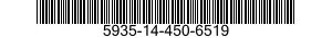 5935-14-450-6519 CONNECTOR,RECEPTACLE,ELECTRICAL 5935144506519 144506519