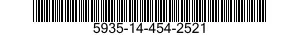 5935-14-454-2521 SOCKET,PLUG-IN ELECTRONIC COMPONENTS 5935144542521 144542521