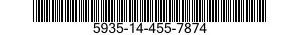 5935-14-455-7874 CONNECTOR,PLUG,ELECTRICAL 5935144557874 144557874