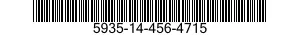 5935-14-456-4715 CONNECTOR,PLUG,ELECTRICAL 5935144564715 144564715