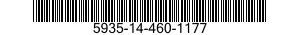 5935-14-460-1177 CONNECTOR,PLUG,ELECTRICAL 5935144601177 144601177
