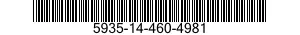 5935-14-460-4981 CONNECTOR,RECEPTACLE,ELECTRICAL 5935144604981 144604981