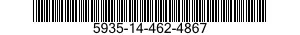 5935-14-462-4867 CONNECTOR,RECEPTACLE,ELECTRICAL 5935144624867 144624867