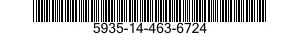5935-14-463-6724 CONNECTOR,PLUG,ELECTRICAL 5935144636724 144636724