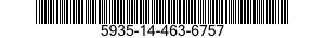 5935-14-463-6757 CONNECTOR,RECEPTACLE,ELECTRICAL 5935144636757 144636757