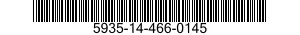 5935-14-466-0145 CONNECTOR,RECEPTACLE,ELECTRICAL 5935144660145 144660145