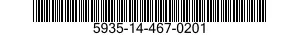 5935-14-467-0201 ADAPTER,ELECTRICAL PLUG,QUICK DISCONNECT 5935144670201 144670201